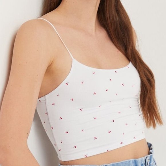 PacSun Tops - PacSun Cherry Cami Crop Top